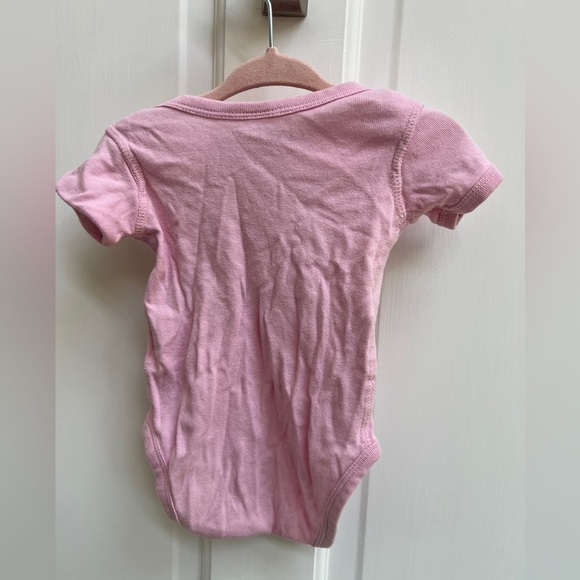 Apericots 6M Pink & Black If You Think I’m Cute You Should See My Grandpa Onesie - Picture 2 of 4